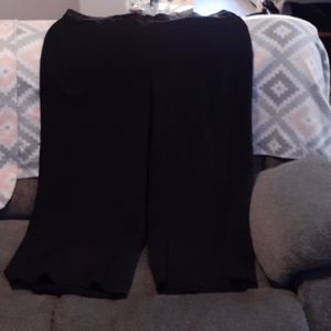 Wide leg black pants